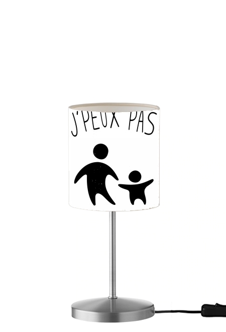  Je peux pas jai mon fils para Lámpara de mesa / mesita de noche