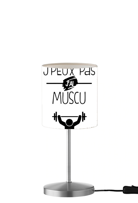  Je peux pas jai musculation para Lámpara de mesa / mesita de noche