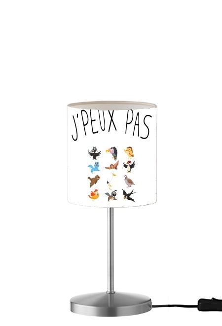  Je peux pas jai ornithologie para Lámpara de mesa / mesita de noche