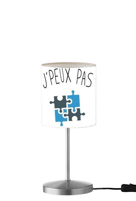  Je peux pas jai Puzzle para Lámpara de mesa / mesita de noche