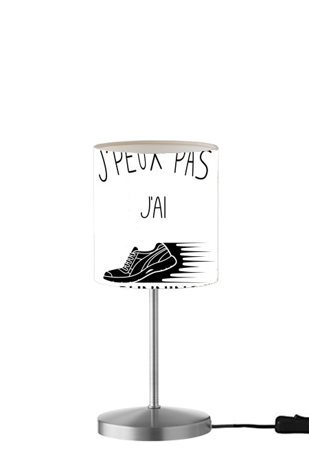  Je peux pas jai running para Lámpara de mesa / mesita de noche