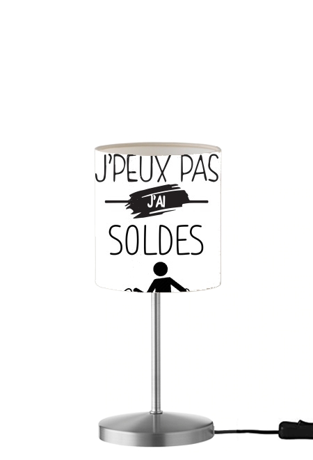  Je peux pas jai soldes para Lámpara de mesa / mesita de noche