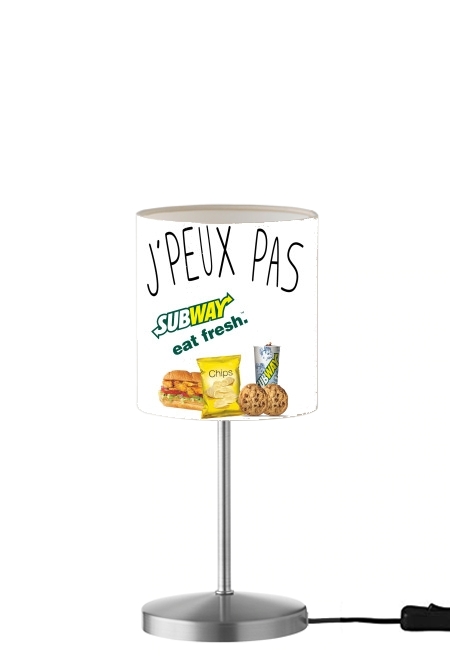  Je peux pas jai subway para Lámpara de mesa / mesita de noche