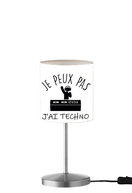  Je peux pas jai techno Festival para Lámpara de mesa / mesita de noche