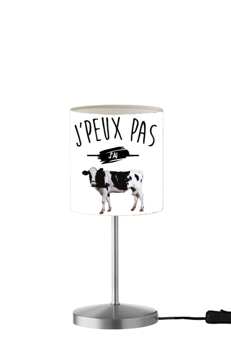  Je peux pas jai vache para Lámpara de mesa / mesita de noche