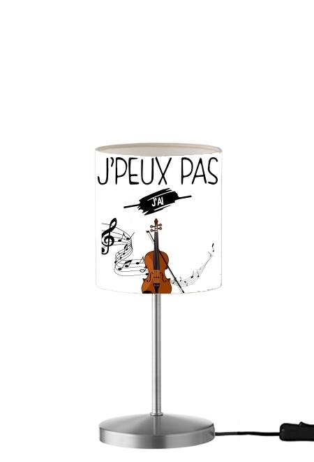  Je peux pas jai violon para Lámpara de mesa / mesita de noche