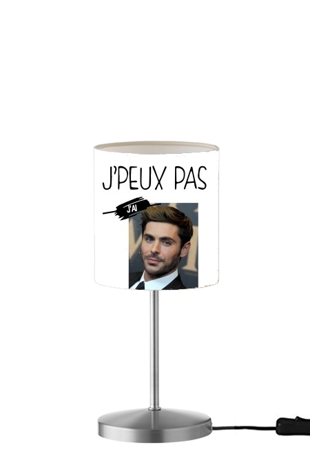  Je peux pas jai ZAK Efron para Lámpara de mesa / mesita de noche