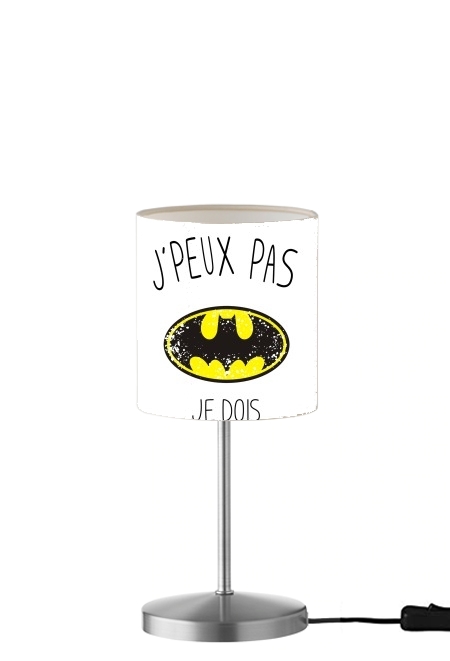  Je peux pas je dois sauver Gotham para Lámpara de mesa / mesita de noche