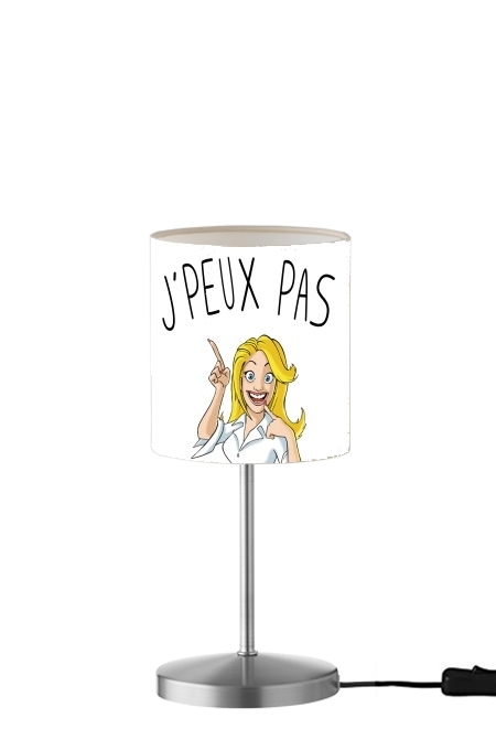  Je peux pas je suis blonde para Lámpara de mesa / mesita de noche