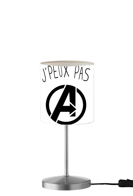  Je peux pas je suis un Avenger para Lámpara de mesa / mesita de noche