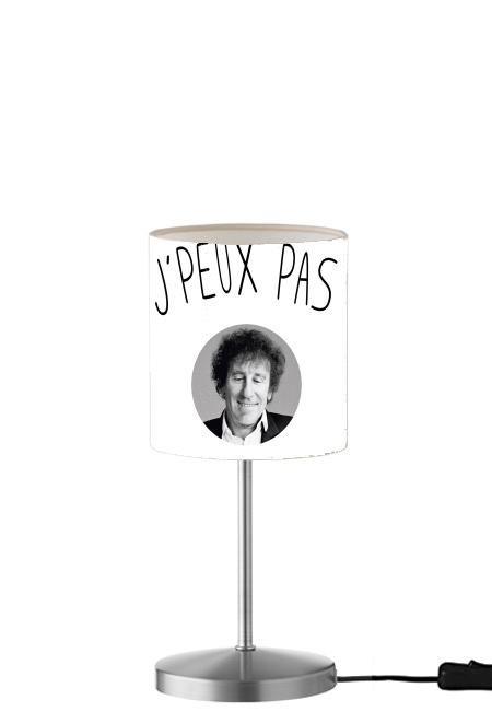  Je peux pas jecoute Alain Souchon para Lámpara de mesa / mesita de noche