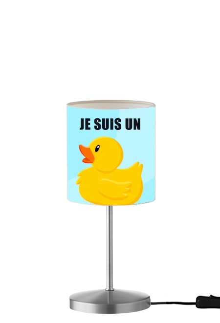  Je suis un canard para Lámpara de mesa / mesita de noche