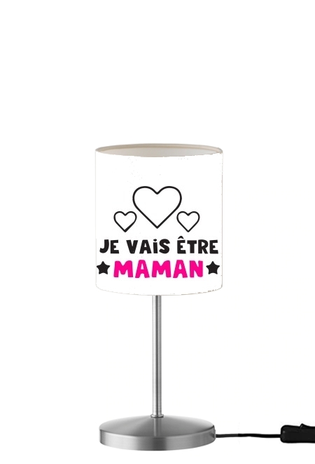  Je vais etre maman para Lámpara de mesa / mesita de noche