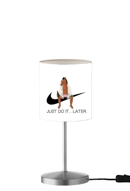  JUST DO IT LATER Bojack Horseman para Lámpara de mesa / mesita de noche