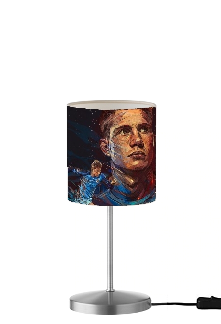  Kevin De Bruyne PaintArt para Lámpara de mesa / mesita de noche