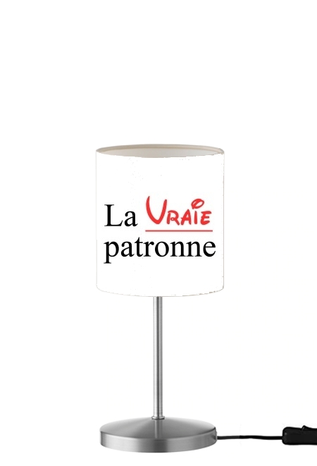  La vraie patronne para Lámpara de mesa / mesita de noche