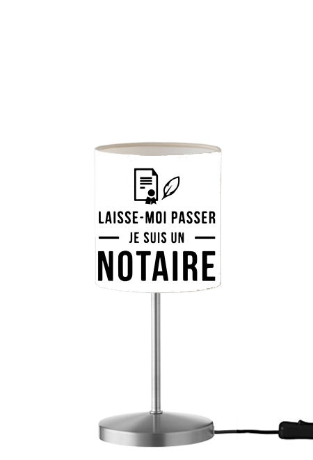  Laisse moi passer je suis un notaire cadeau para Lámpara de mesa / mesita de noche