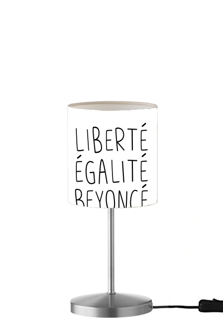  Liberte egalite Beyonce para Lámpara de mesa / mesita de noche