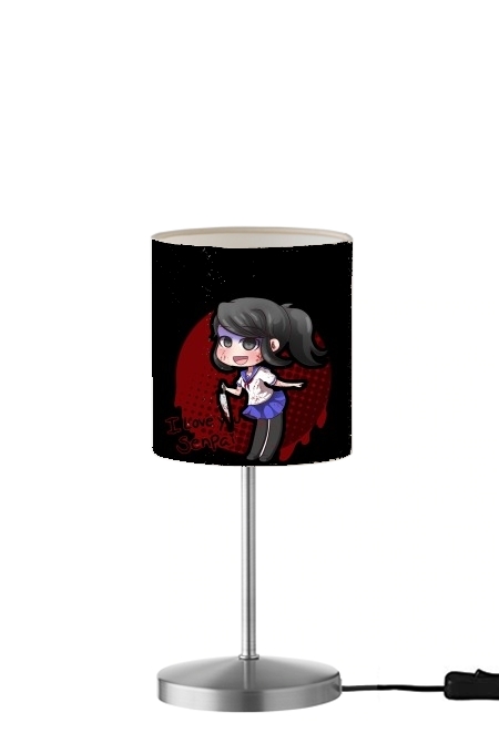  Love you senpai yandere para Lámpara de mesa / mesita de noche