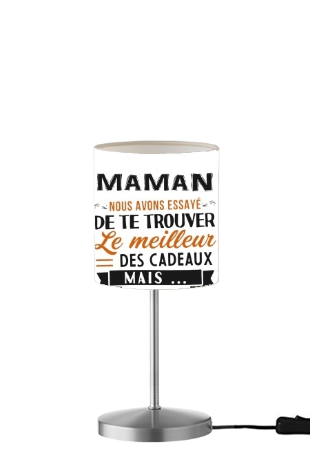  Maman nous avons essaye de trouver le meilleur des cadeaux para Lámpara de mesa / mesita de noche