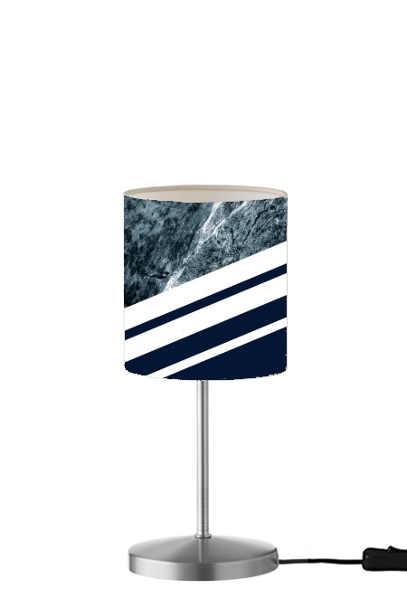  Marble Navy para Lámpara de mesa / mesita de noche