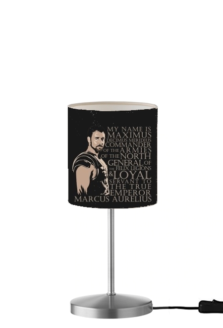  Maximus the Gladiator para Lámpara de mesa / mesita de noche