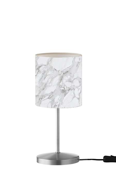  Minimal Marble White para Lámpara de mesa / mesita de noche