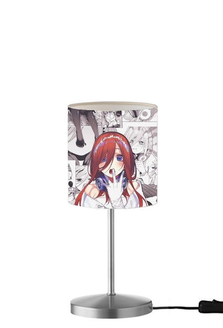  Nakano Miku Gotoubun No Hanayome para Lámpara de mesa / mesita de noche