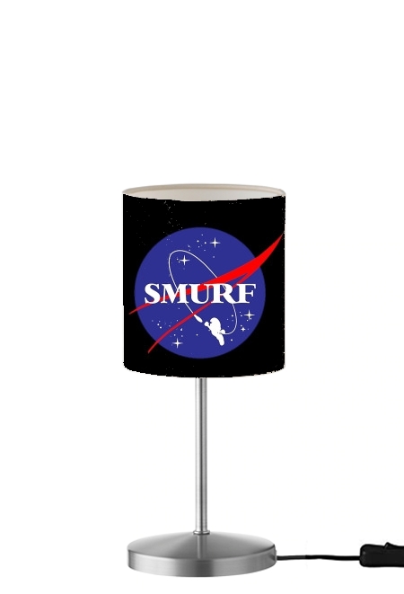  Nasa Joke Smurf para Lámpara de mesa / mesita de noche