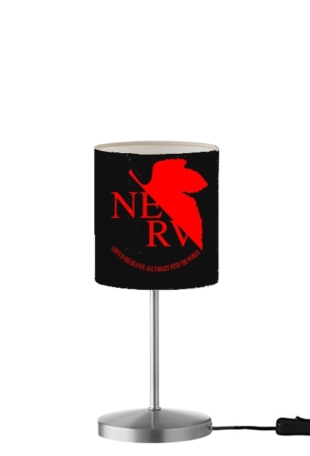  Nerv Neon Genesis Evangelion para Lámpara de mesa / mesita de noche