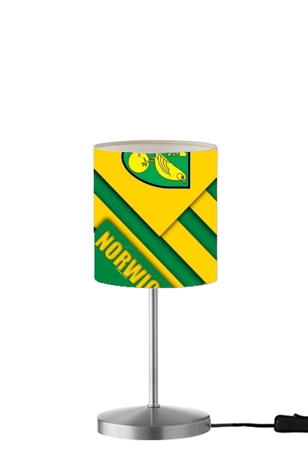  Norwich City para Lámpara de mesa / mesita de noche