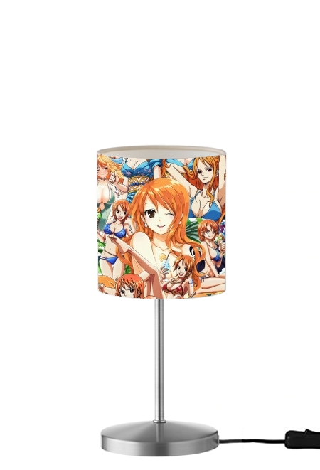  One Piece Nami para Lámpara de mesa / mesita de noche