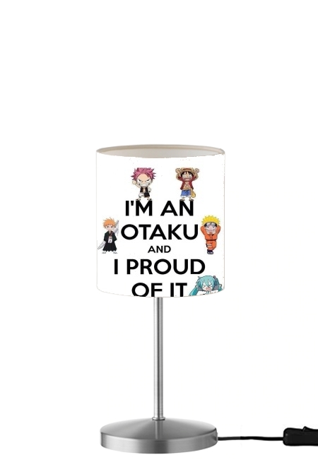  Otaku and proud para Lámpara de mesa / mesita de noche