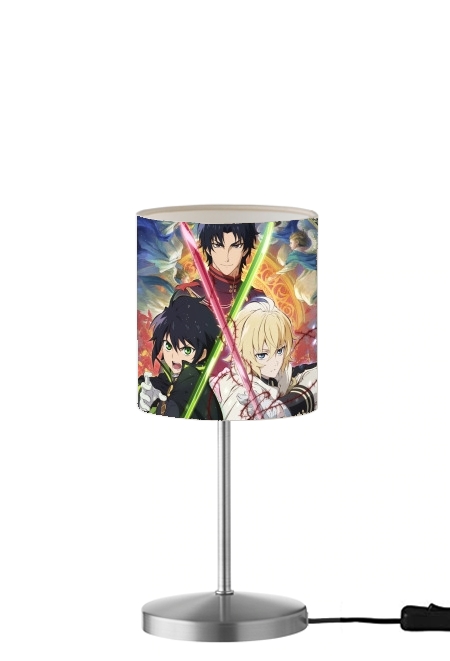  Owari no seraph para Lámpara de mesa / mesita de noche