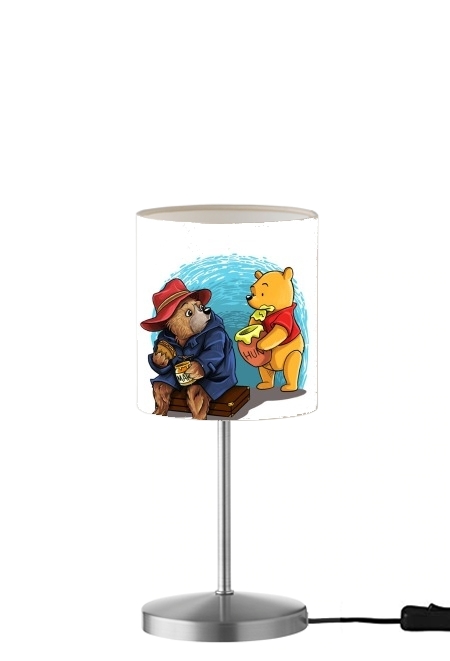  Paddington x Winnie the pooh para Lámpara de mesa / mesita de noche