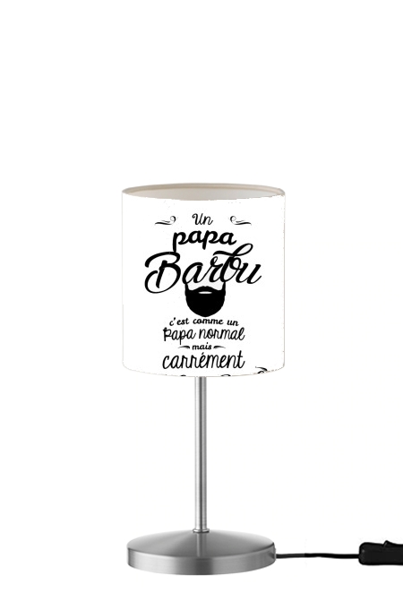  Papa Barbu comme un papa normal mais plus cool para Lámpara de mesa / mesita de noche