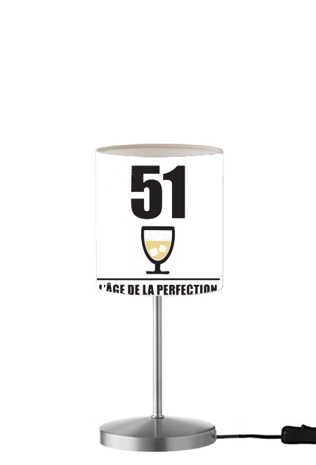  Pastis 51 Age de la perfection para Lámpara de mesa / mesita de noche