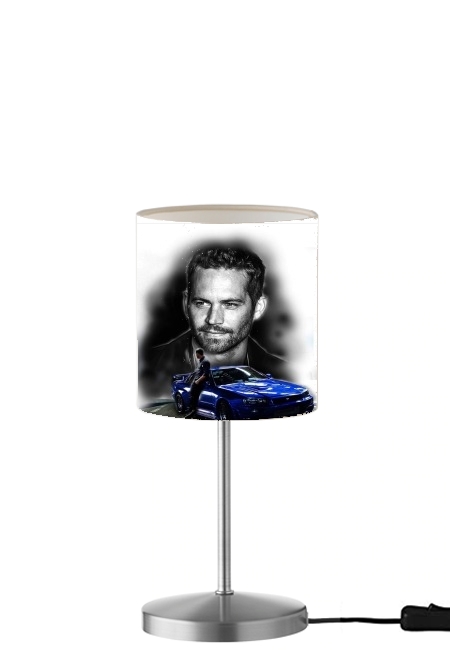  Paul Walker Tribute See You Again para Lámpara de mesa / mesita de noche