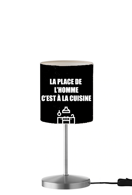  Place de lhomme cuisine para Lámpara de mesa / mesita de noche