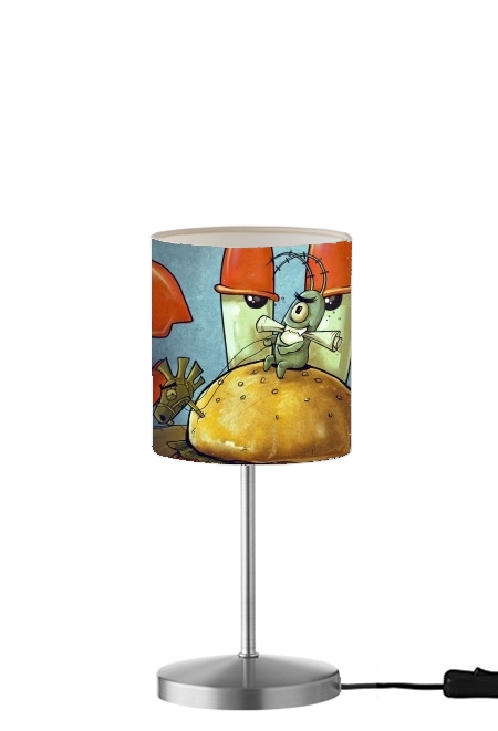  Plankton burger para Lámpara de mesa / mesita de noche