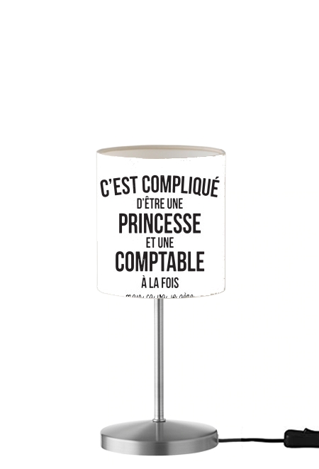  Princesse et comptable para Lámpara de mesa / mesita de noche