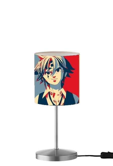  Propaganda Meliodas Demon Tatoo para Lámpara de mesa / mesita de noche