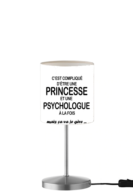  Psychologue et princesse para Lámpara de mesa / mesita de noche