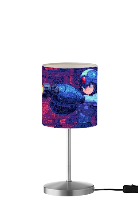  Retro Legendary Mega Man para Lámpara de mesa / mesita de noche