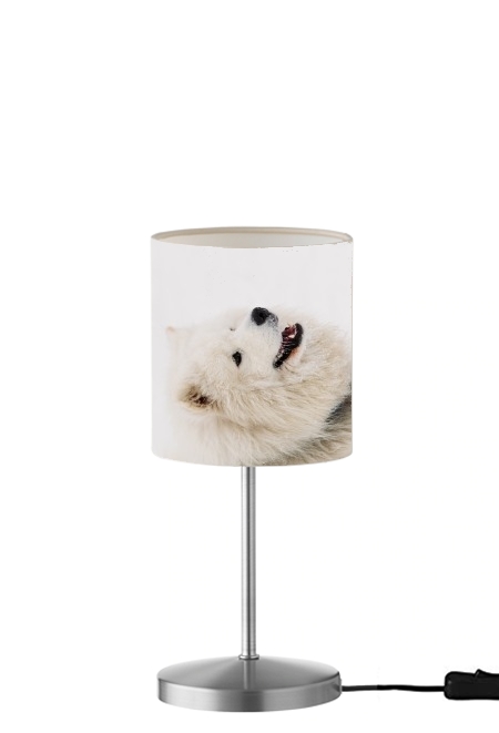  samoyede dog para Lámpara de mesa / mesita de noche