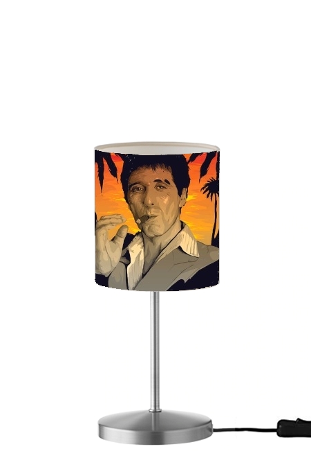  Scarface Tony Montana para Lámpara de mesa / mesita de noche