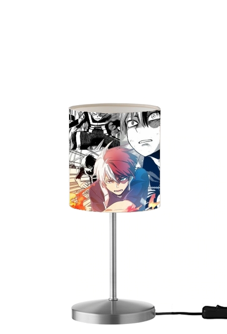  shoto todoroki scanArt para Lámpara de mesa / mesita de noche