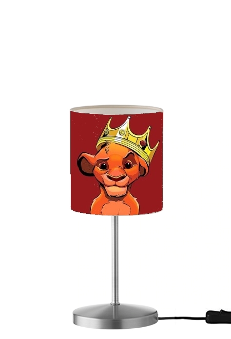  Simba Lion King Notorious BIG para Lámpara de mesa / mesita de noche