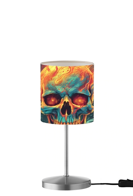  Skull Orange para Lámpara de mesa / mesita de noche