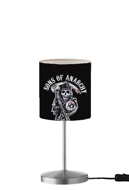  Sons Of Anarchy Skull Moto para Lámpara de mesa / mesita de noche